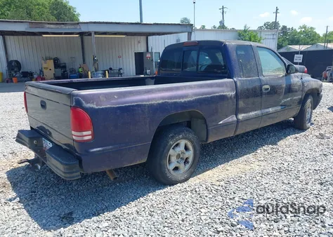 1998 Dodge Dakota Slt/Sport из США, поврежденный, VIN 1B7GL22X3WS569885